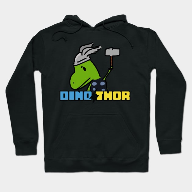 dino-thor Hoodie by Jcaldwell1